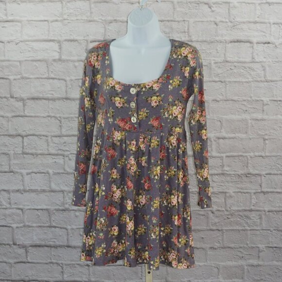 Vintage 80s Floral Romper - Picture 1 of 9